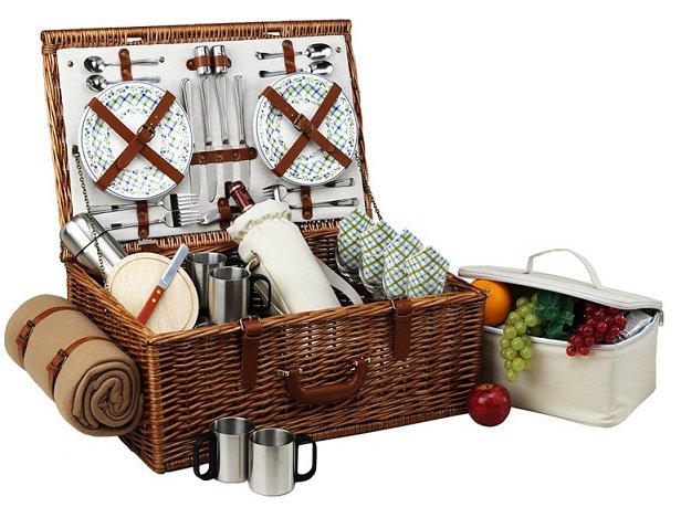 Cool Dorset Wicker Picnic Basket For The Family Picnic
