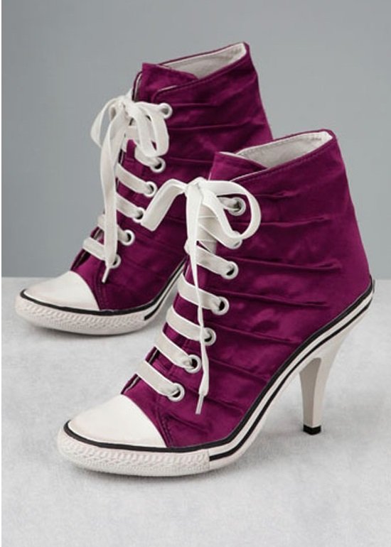 high heel converse sneakers